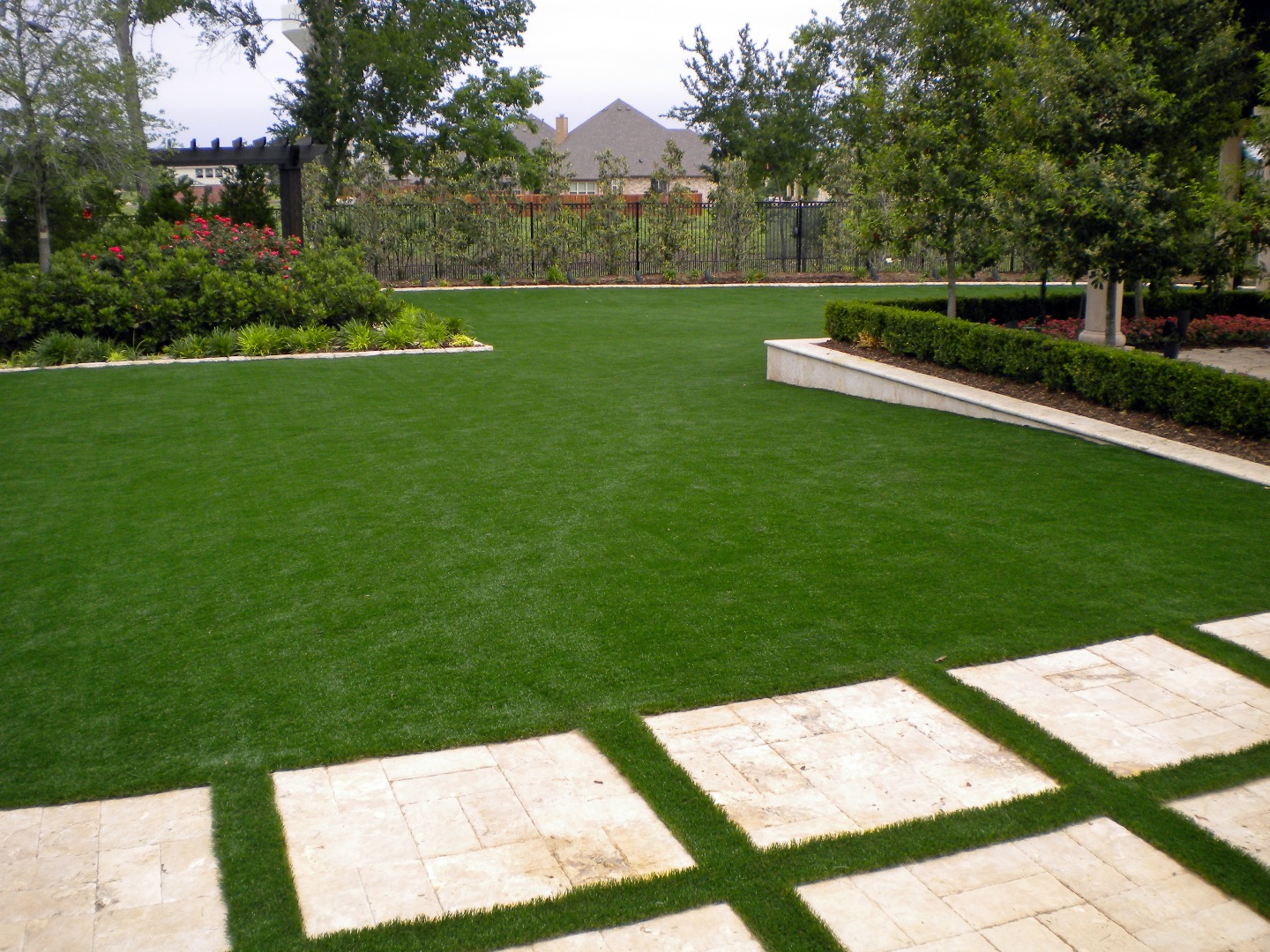 Fake Turf Anthem, Arizona Landscape Rock, Backyard